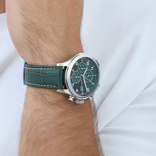 Montre Homme Festina F20375/8 en Cuir Vert Montres FESTINA