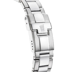 Montre homme Festina F20603/2, cadran rouge, bracelet en acier inoxydable, chronographe, affichage de la date, mouvement à quartz, design sport élégant. Homme FESTINA