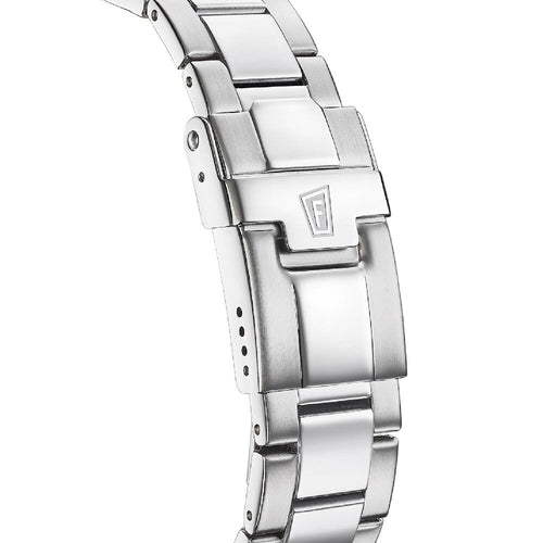 Montre homme Festina F20603/2, cadran rouge, bracelet en acier inoxydable, chronographe, affichage de la date, mouvement à quartz, design sport élégant. Homme FESTINA