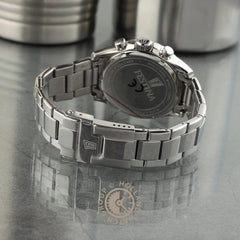 Montre homme Festina F20603/3, cadran bleu, bracelet en acier inoxydable, chronographe, affichage de la date, mouvement à quartz, design sport classique. Homme FESTINA