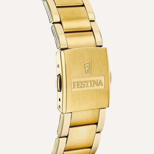 Montre Homme FESTINA F20633/4 Quartz en Acier Doré Montres FESTINA