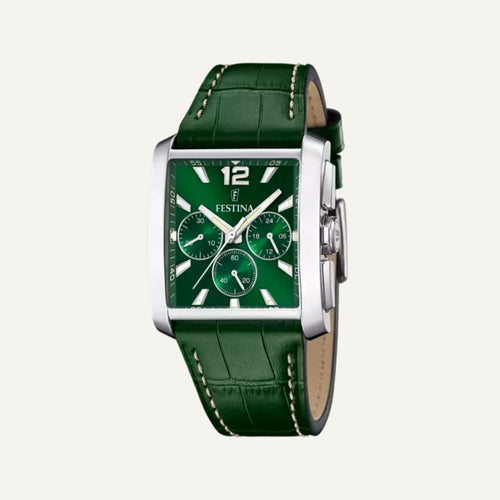 Montre Homme FESTINA On The Square F20636/3 en Cuir Montres FESTINA