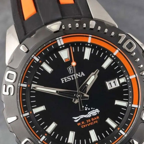 Montre Homme FESTINA The Originals F20462/3 en Caoutchouc Montres FESTINA