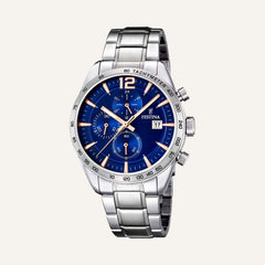 Montre Homme Festina Timeless Chronograph F16759/5 en Acier Montres FESTINA