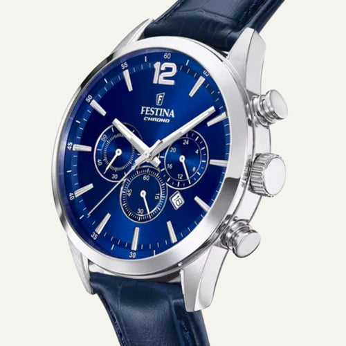 Montre Homme FESTINA Timeless Chronograph F20542/2 en Cuir Montres FESTINA