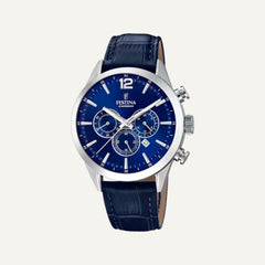 Montre Homme FESTINA Timeless Chronograph F20542/2 en Cuir Montres FESTINA