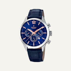 Montre Homme FESTINA Timeless Chronograph F20542/4 en Cuir Montres FESTINA