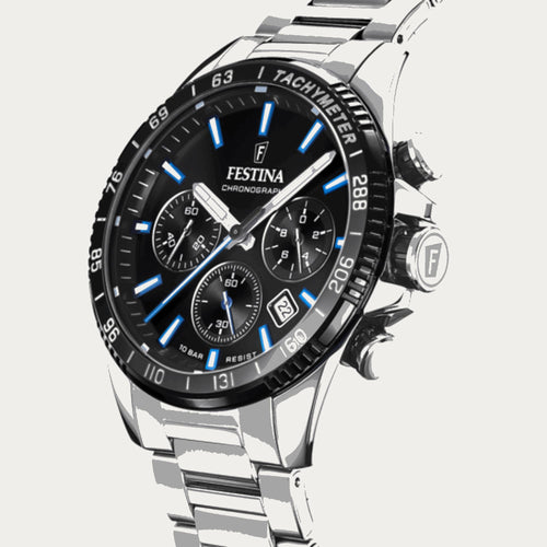 Montre Homme FESTINA Timeless Chronograph F20560/5 en Acier Montres FESTINA