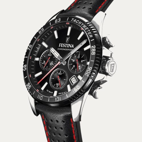 Montre Homme FESTINA Timeless Chronograph F20561/4 en Cuir Montres FESTINA
