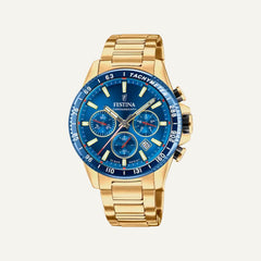 Montre Homme Festina Timeless Chronograph F20634/3 en Acier GOLD Montres FESTINA
