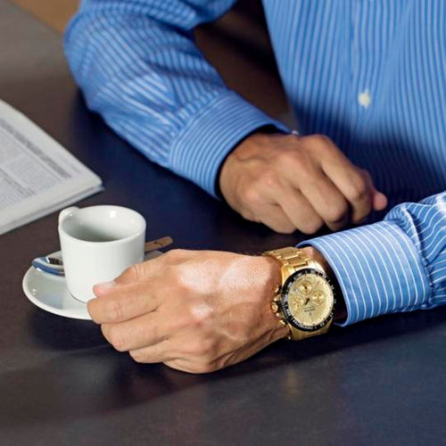 Montre Homme Festina Timeless Chronograph F20634/6 en Acier GOLD Montres FESTINA