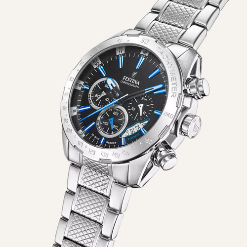 Montre Homme Festina Timeless Chronograph F20668/6 en Acier Montres FESTINA
