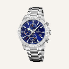 Montre Homme Festina Timeless Chronograph F20704/2 en Acier Montres FESTINA