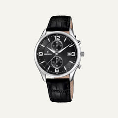 Montre Homme Festina Timeless Chronograph F6855/8 en Cuir Montres FESTINA