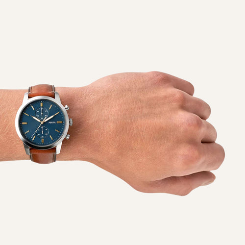 Montre Homme FOSSIL Townsman FS5279 en Cuir Montres FOSSIL