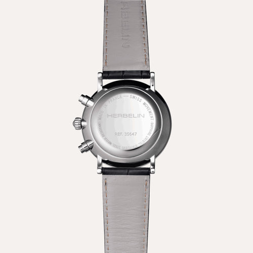 Montre Homme Herbelin Chrono 35647AP14 Inspiration en Cuir Montres Michel Herbelin