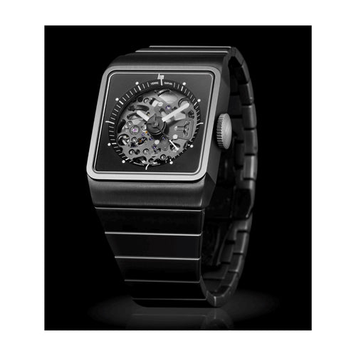 Montre Homme LIP Big TV 671656 Titane Squelette Automatique Montres LIP