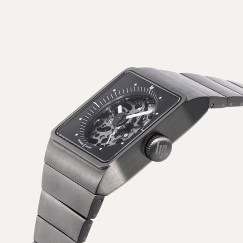 Montre Homme LIP Big TV 671656 Titane Squelette Automatique Montres LIP