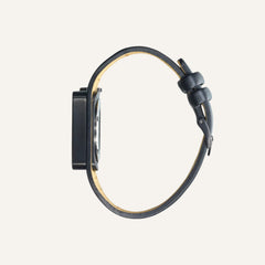 Montre Homme LIP Big TV Automatique 671659 Cuir Noir en Acier Montres LIP