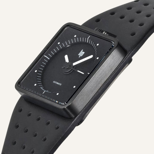 Montre Homme LIP Big TV Automatique 671659 Cuir Noir en Acier Montres LIP