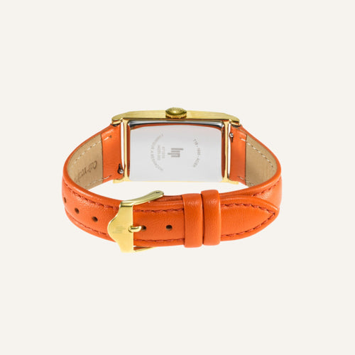 Montre Homme LIP Churchill T18 671930 en Cuir Orange Homme LIP