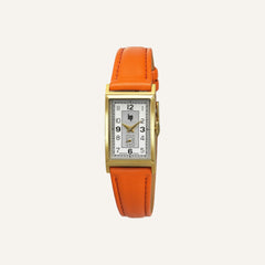 Montre Homme LIP Churchill T18 671930 en Cuir Orange Homme LIP