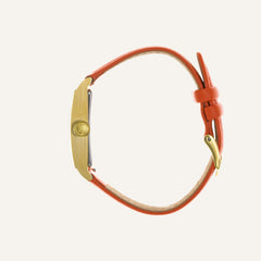 Montre Homme LIP Churchill T18 671930 en Cuir Orange Homme LIP