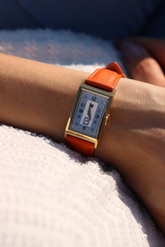 Montre Homme LIP Churchill T18 671930 en Cuir Orange Homme LIP