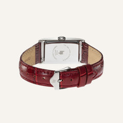 Montre Homme LIP Churchill T18 671943 en Cuir Rouge Homme LIP