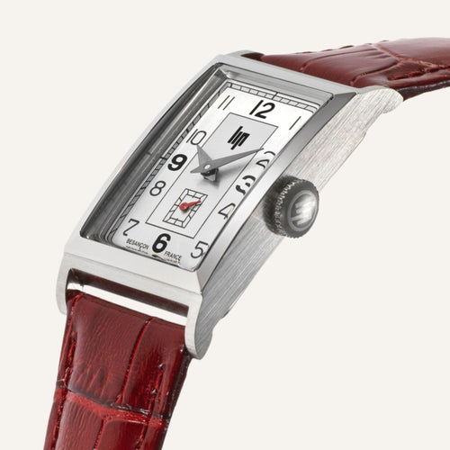 Montre Homme LIP Churchill T18 671943 en Cuir Rouge Homme LIP