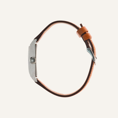 Montre Homme LIP Churchill T24 671276 en Cuir Brun Homme LIP