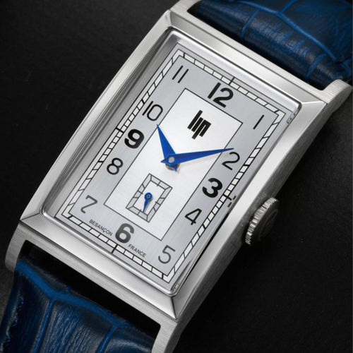 Montre Homme LIP Churchill T24 671279 en Cuir Bleu Homme LIP