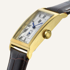 Montre Homme LIP Churchill T24 671928 En Cuir Marron Montres LIP