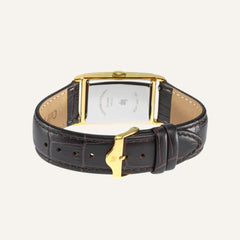 Montre Homme LIP Churchill T24 671928 En Cuir Marron Montres LIP