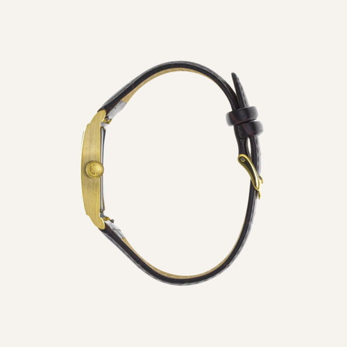 Montre Homme LIP Churchill T24 671928 En Cuir Marron Montres LIP