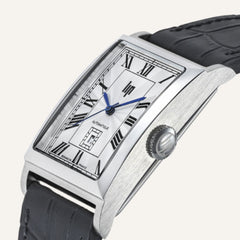 Montre Homme LIP Churchill T26 671934 Automatique en Cuir Bleu Homme LIP