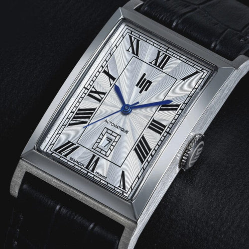 Montre Homme LIP Churchill T26 671934 Automatique en Cuir Bleu Montres LIP