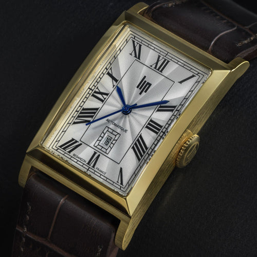 Montre Homme LIP Churchill T26 671935 Automatique en Cuir Noir Homme LIP