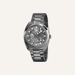 Montre Homme LIP Général de Gaulle Automatique 671382 Squelette en Acier Homme LIP