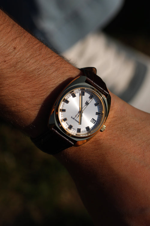 Montre Homme LIP Général de Gaulle quartz 35 MM 671022 en Cuir Montres LIP