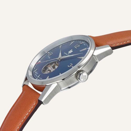 Montre Homme LIP Himalaya 40 MM Cœur Battant 671585 Automatic en Cuir Homme LIP