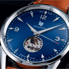 Montre Homme LIP Himalaya 40 MM Cœur Battant 671585 Automatic en Cuir Montres LIP