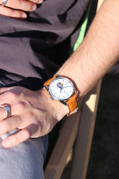 Montre Homme Lip Himalaya Automatique Coeur Battant en Cuir 671558 Montres LIP