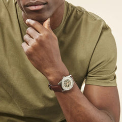 Montre Homme Lip Himalaya Automatique Squelette en Cuir 671557 Montres LIP