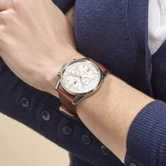 Montre Homme Lip Himalaya Chronographe 671594 en Cuir Marron Montres LIP