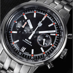 Montre Homme LIP Rallye 41 MM 671817 Méca-Quartz en Acier Montres LIP