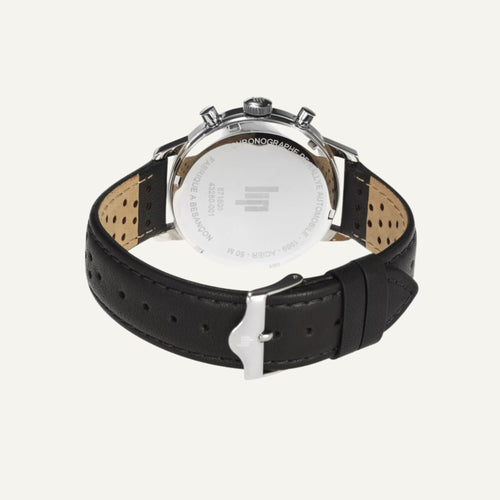 Montre Homme Lip Rallye Méca Quartz Chrono Ninja 671805 en Cuir Noir Montres LIP