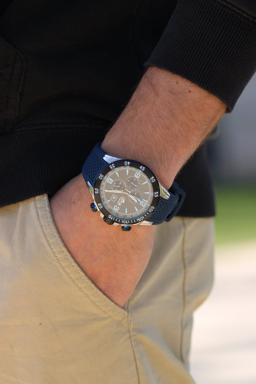 Montre Homme LOTUS 18673/8 en Caoutchouc Bleu Montres LOTUS