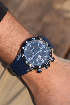 Montre Homme LOTUS 18673/8 en Caoutchouc Bleu Montres LOTUS