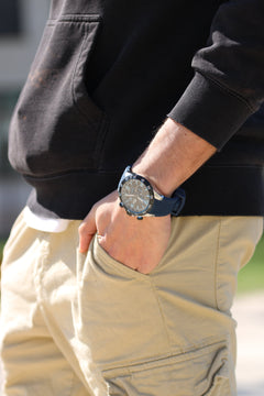 Montre Homme LOTUS 18673/8 en Caoutchouc Bleu Montres LOTUS